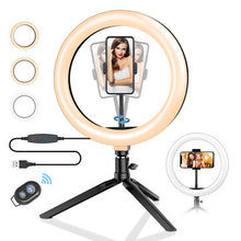 Load image into Gallery viewer, 10inch Dimmable LED Ring Light.