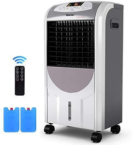 Portable Evaporative Air Cooler with Fan & Humidifier Bladeless Quiet. - Kayboxtore