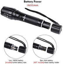 Load image into Gallery viewer, Rechargeable Tactical Flashlight High Lumens. - Kayboxtore