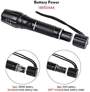 Rechargeable Tactical Flashlight High Lumens. - Kayboxtore