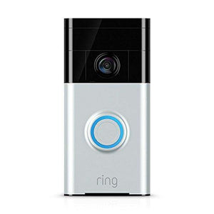 Ring Video Doorbell with HD Video, Motion Activated Alerts, Easy Installation - Satin Nickel - Kayboxtore