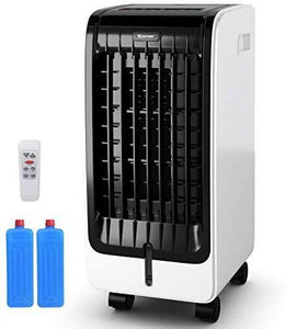 Portable Evaporative Air Cooler with Fan & Humidifier Bladeless Quiet. - Kayboxtore