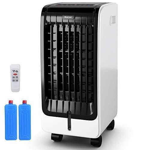 Portable Evaporative Air Cooler with Fan & Humidifier Bladeless Quiet. - Kayboxtore