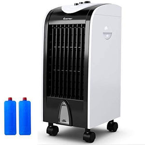 Portable Evaporative Air Cooler with Fan & Humidifier Bladeless Quiet. - Kayboxtore