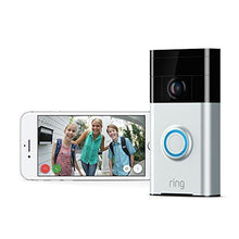 Load image into Gallery viewer, Ring Video Doorbell with HD Video, Motion Activated Alerts, Easy Installation - Satin Nickel - Kayboxtore