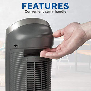 Ceramic Space Heater 8.5 L x 7.25 W x 23 H inches. - Kayboxtore