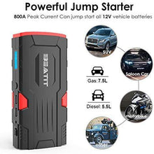 Load image into Gallery viewer, 18000mAh 12V Portable Car Jump Starter with Smart Jumper Cables, Auto Battery Booster Power Pack. - Kayboxtore