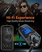 Load image into Gallery viewer, Bluetooth Car FM Transmitter Audio Adapter Receiver - Kayboxtore