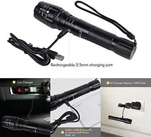 Load image into Gallery viewer, Rechargeable Tactical Flashlight High Lumens. - Kayboxtore