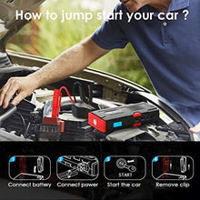 Load image into Gallery viewer, 18000mAh 12V Portable Car Jump Starter with Smart Jumper Cables, Auto Battery Booster Power Pack. - Kayboxtore