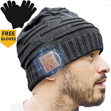 Load image into Gallery viewer, Knit Bluetooth Beanie Winter Music Hat Headphones. - Kayboxtore