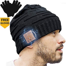 Load image into Gallery viewer, Knit Bluetooth Beanie Winter Music Hat Headphones. - Kayboxtore