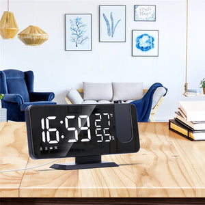 LED Mirror Alarm Clock