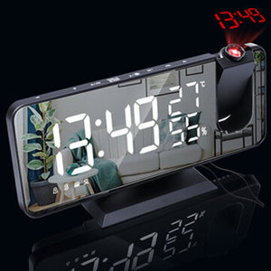 Electronic LED Projector. Alarm Clock.