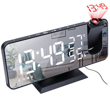 Electronic LED Projector. Alarm Clock.