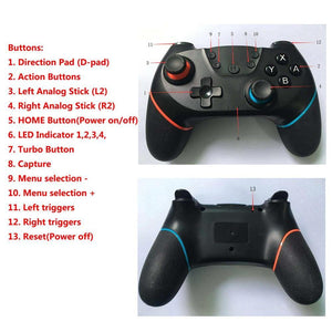 Bluetooth Wireless Gamepad Controller for Nintend - Kayboxtore